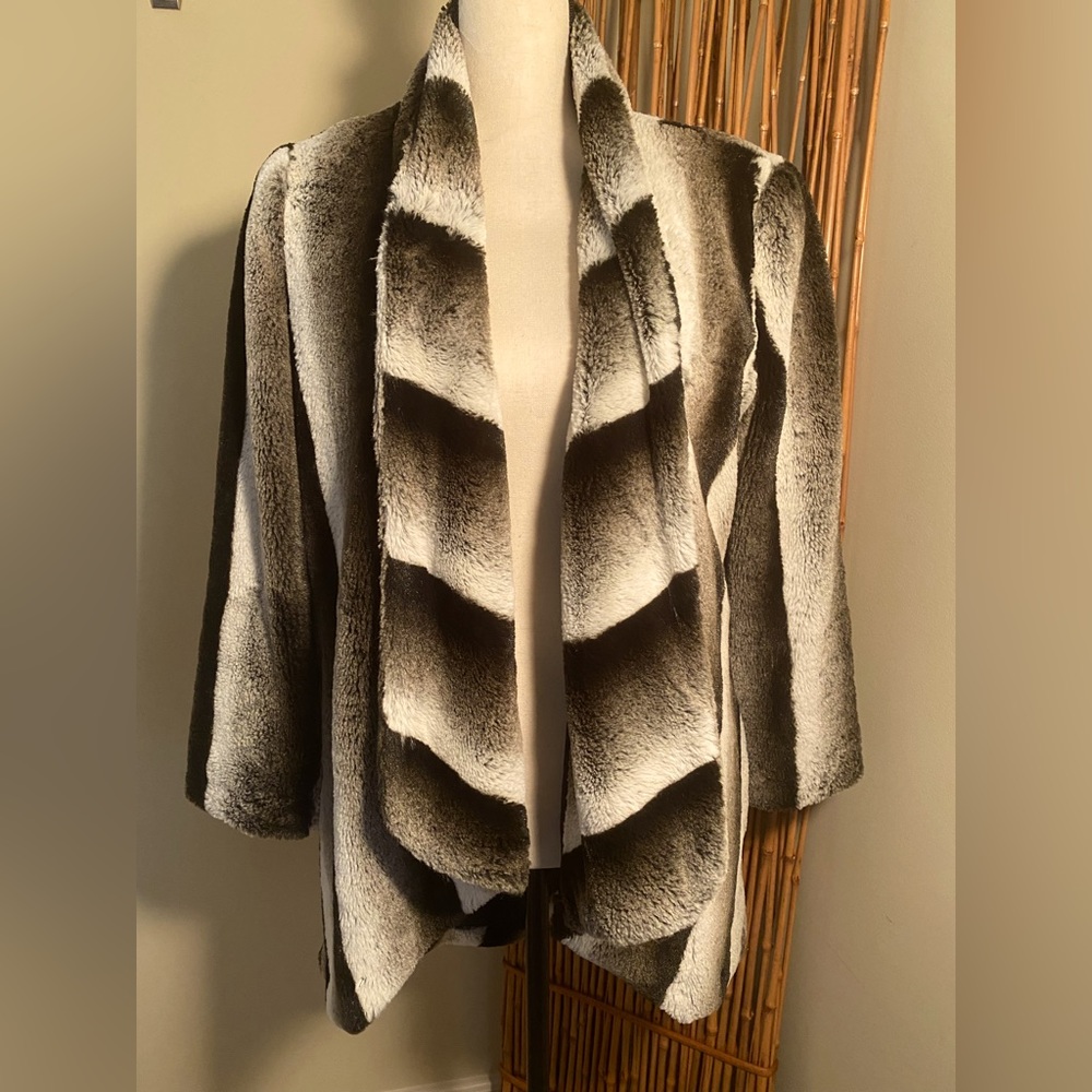 Faux fur jacket